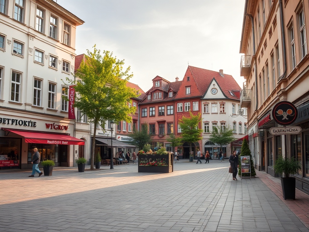 Węgrów — ścieżka spacerowa wśród wiosennej przyrody, rowerzystka na tle pól, kalendarz alergiczny dla mieszkańców cierpiących na alergie sezonowe